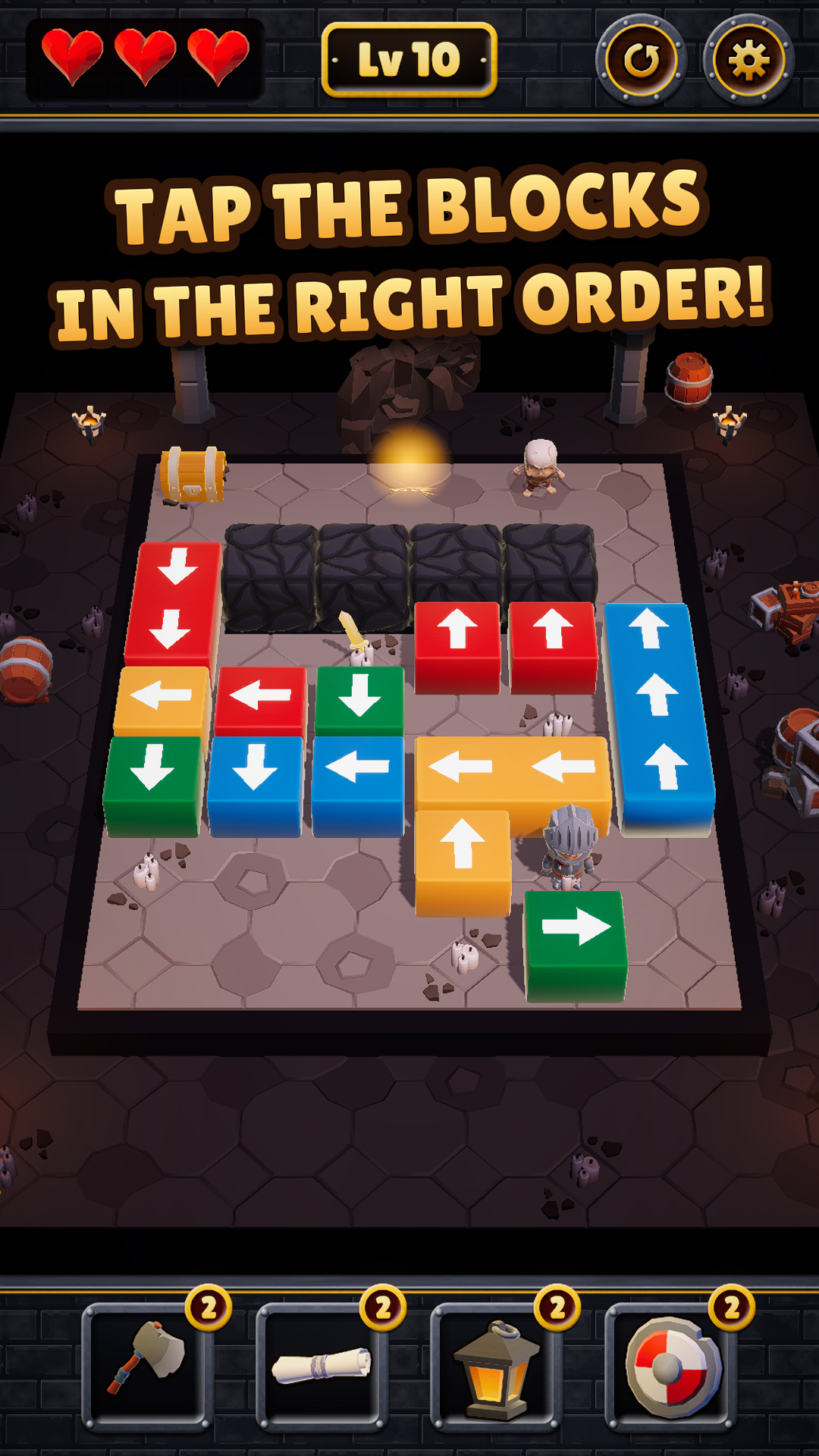 Unblock Knight: Dungeon Escape screenshot 1